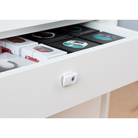 Invue drawer lock security system