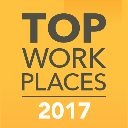 InVue named a 2017 Top Workplace.